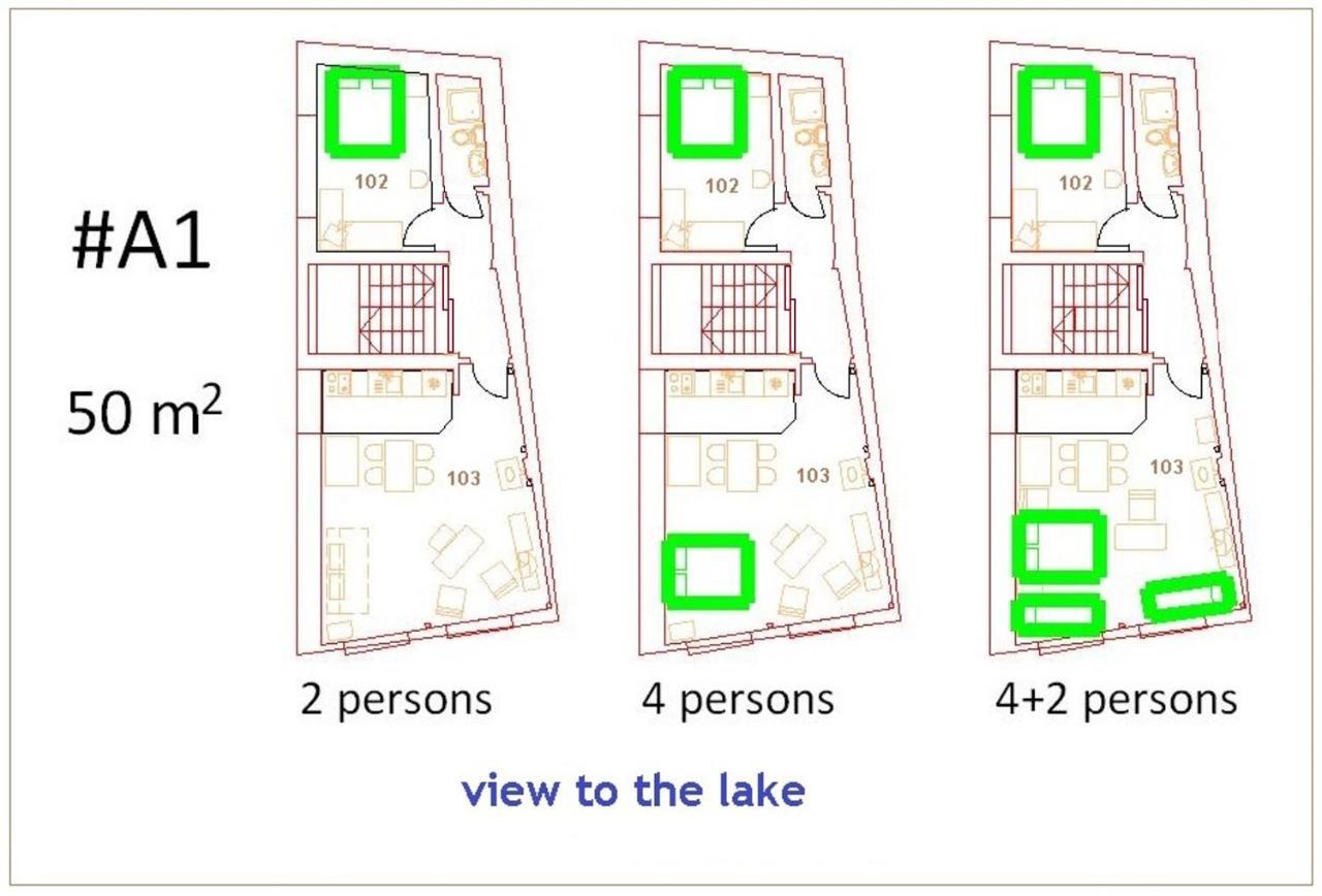 'By The Lake' Apartments Ohrid Exterior photo